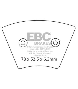 EBC FA026 Organischer Bremsbelag
