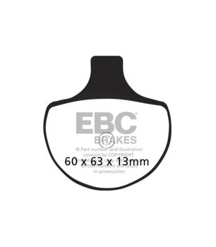 EBC FA094V Pastilla semi sintetizada V-PAD