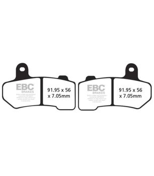 EBC FA409VLD Pastilla orgánica  With Chromed Backplate