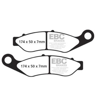 EBC FA638HH Pastilla sintetizada Sportbike HH