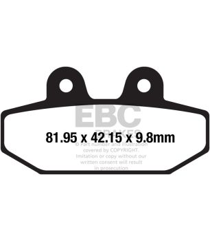 EBC FA710HH Sinter-Sportmotorrad-Bremsbelag HH