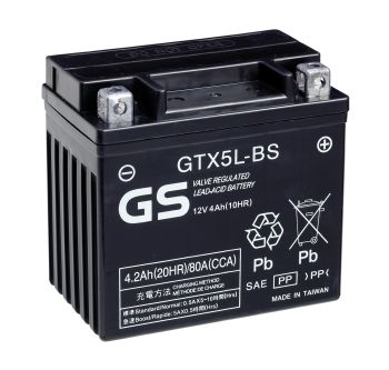 Bateria   GTX5L-BS   GS  AGM Sin Mantenimiento Pack Acido