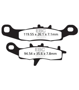 EBC FA258R Pastilla sinterizada Off Road