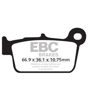 EBC EPFA367HH Pastilla EPFA trackdays Extreme Pro HH