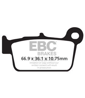 EBC FA367R Pastilla sinterizada Off Road