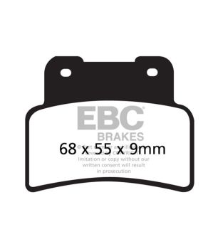 EBC FA432HH Motorrad-Bremsbeläge HH-Sintermetall