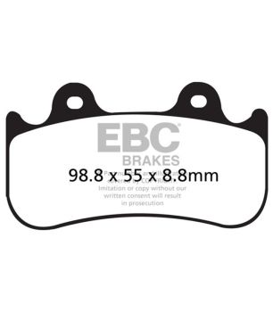EBC FA455HH Gesinterter Sportbike Bremsbelag HH