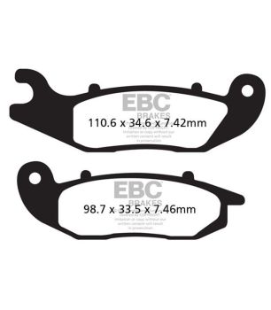 EBC FA465TT Pastilla organica Off Road