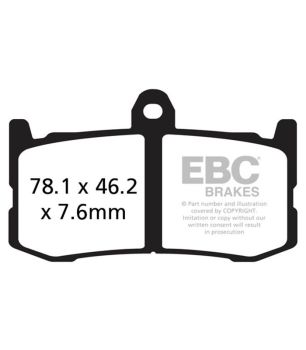 EBC FA491HH Pastilla sinterizada Sportbike HH