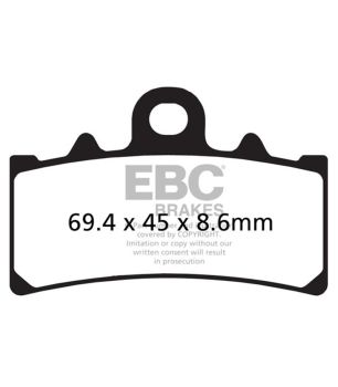 EBC FA606HH Pastilla sinterizada Sportbike HH