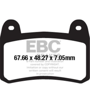 EBC FA658HH Gesinterte Sportbike HH Bremsbeläge