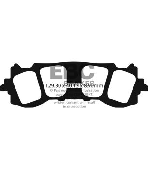 EBC FA717HH Pastilla sintetizada Sportbike HH
