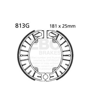 EBC 813G Gerillte Bremsbacken