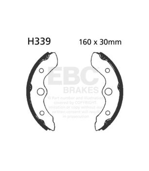 EBC H339G Bremsbacken-Kit, genutet