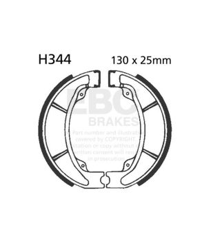 EBC H344G Set geschlitzter Bremsbacken
