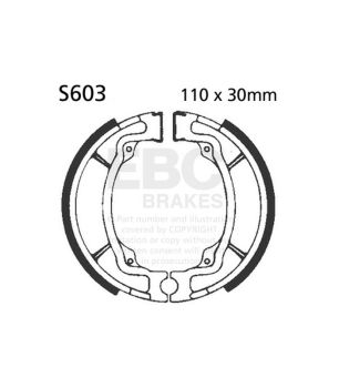 EBC S603G Satz genutete Bremsbacken