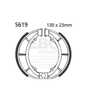EBC S619G Genuteter Bremsbackensatz