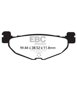 EBC SFA408HH Pastilla sinterizada para Scooter