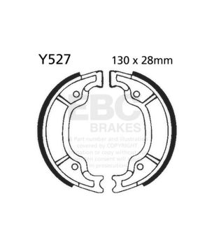 EBC Y527G Satz genuteter Bremsbacken