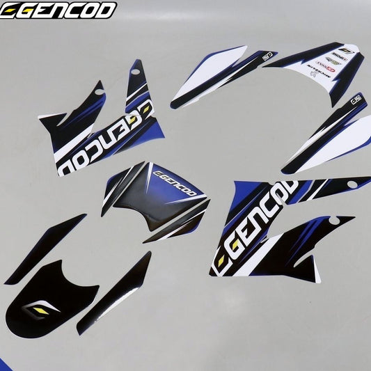 Kit decorativo Derbi DRD, Gilera SMT, RCR (2011 - 2017) Gencod azul