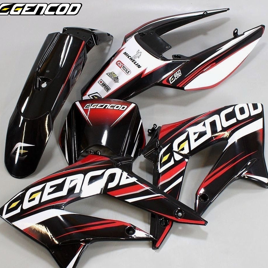 Kit decorativo Derbi DRD, Gilera SMT, RCR (2011 - 2017) Gencod rojo