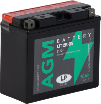 Bateria   LT12B-BS   LP Landport  AGM Sin Mantenimiento Pack Acido