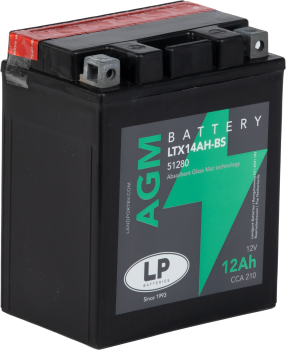 Bateria   LTX14AH-BS   LP Landport  AGM Sin Mantenimiento Pack Acido