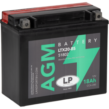 Batterie LTX20-BS LP Landport AGM wartungsfrei Säurepack