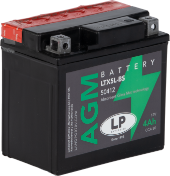 Bateria   LTX5L-BS   LP Landport  AGM Sin Mantenimiento Pack Acido