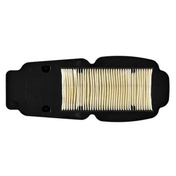 Motorcycle air filter replacement part on black frame, BoxToBox moto recambios