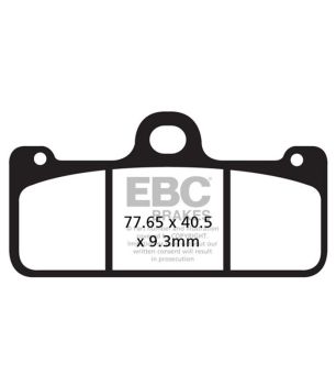 EBC EPFA218HH Pastilla EPFA trackdays Extreme Pro HH