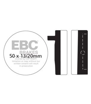 EBC FA012V Pastilla semi sintetizada V-PAD