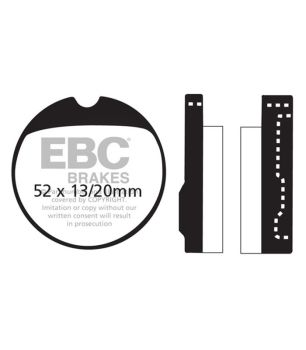 EBC FA013 Bio-Bremsbelag