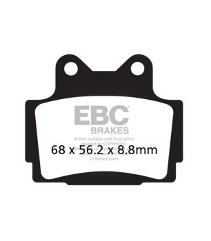 EBC FA104V Pastilla semi sintetizada V-PAD
