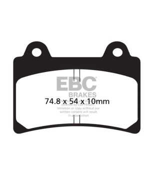 EBC FA123V halbsynthetischer V-PAD Bremsbelag