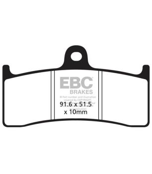 EBC FA249 Organische Bremsbeläge