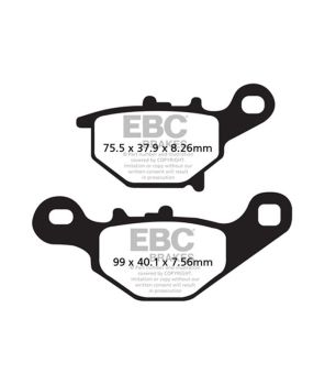 EBC FA401TT Pastilla organica Off Road