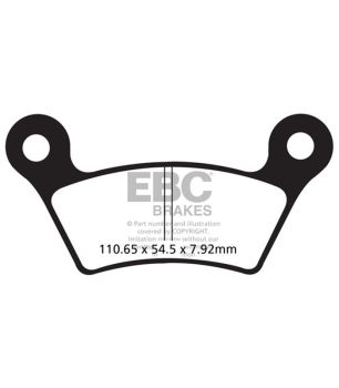 EBC FA473V Pastilla semi sinterizada V-PAD