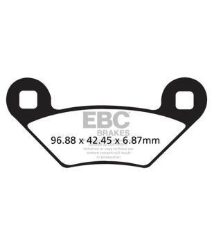 EBC FA475TT Organische Bremsbeläge