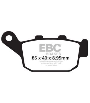 EBC SFA655 Organische Rollerbremsbeläge