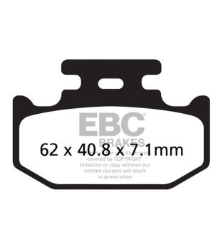 EBC FA497TT Pastilla orgánica