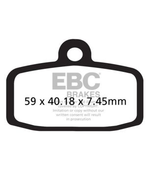 EBC FA612TT Pastilla orgánica