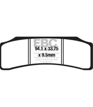 EBC GPFAX673HH Pastilla circuito Sintered HH