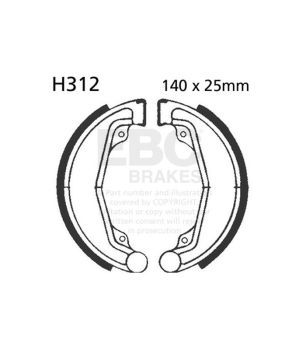 EBC H312 Bremsbackensatz