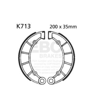 EBC K713 Bremsbackensatz