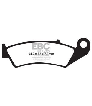 EBC MXS125 Pastilla MXS campo exclusivo de competición  With Pins