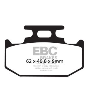 EBC MXS152 Bremsbelag MXS exklusiver Rennsportbelag mit Befestigungsstiften