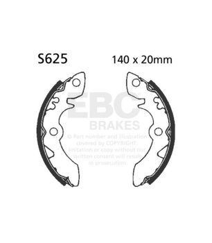 EBC S625 Bremsbackensatz