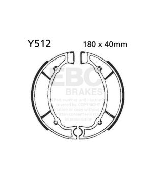 EBC Y512 Bremsbackensatz