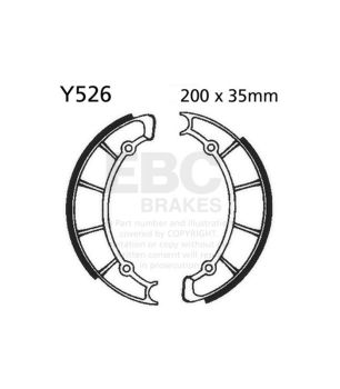 EBC Y526 Bremsbackensatz